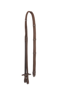 REINS WITH STOPPERS MADE OUT OF LEATHER AND TEXTILE