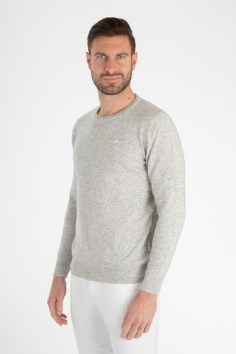 Soft cashmere sweater mod. DAVID with Round neck