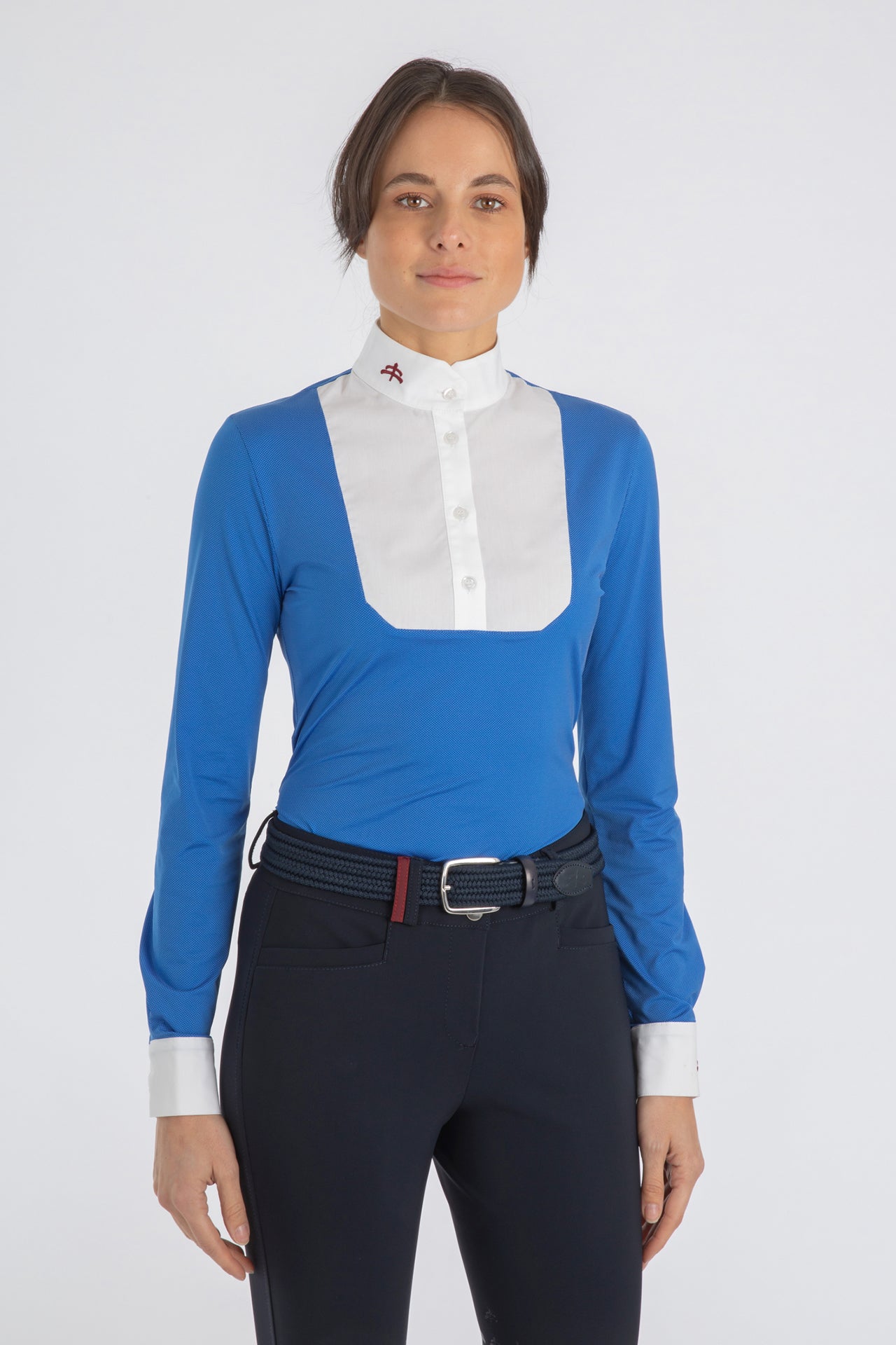 Ladies long sleeve polo shirt mod. JOLIE