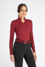 Load image into Gallery viewer, Ladies long sleeve polo mod. WENDY