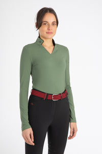 Ladies long sleeve polo mod. WENDY