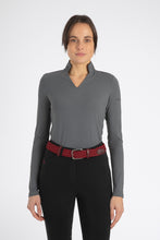 Load image into Gallery viewer, Ladies long sleeve polo mod. WENDY